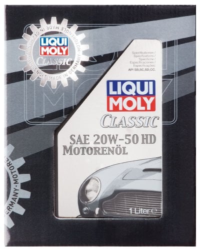 LIQUI MOLY Classic Motorenöl SAE 20W-50 HD | 1 L | mineralisches Motoröl | Art.-Nr.: 1128