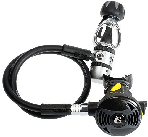 CRESSI XS2-AC2 Atemregler – Kolbengesteuerte Erste Stufe, XS2 Zweite Stufe Mit Klassischer Leistung – INT Anschluss Bis 232 Bar – Für Sporttaucher