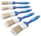 Fit For The Job No Bristle Loss 5 Piece DIY Paint Brush Set For A Smooth Finish with Emulsion, Gloss and Satin Paints on Walls, Ceilings, Furniture, Wood & Metal - cont. 2x 1, 2x 1.5, 1x 2 Brushes