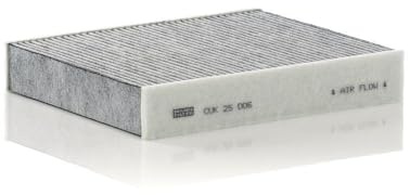 MANN-FILTER, CUK 25 006 Innenraumfilter, mit Aktivkohle | Für PKW, Staub- und Pollenfiltration, Geruchsreduzierung, Echte OE-Technologie