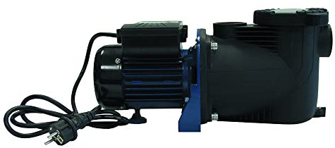 Aqualux Pompe Filtration Piscine - Modèle 1/2 - Débit Max 9.5 m³/h - avec Préfiltre Intégré - Couvercle Quick Lock sans Vis - EDG 100518 (à Utiliser avec Un Filtre à Sable ou à Cartouche) Noir