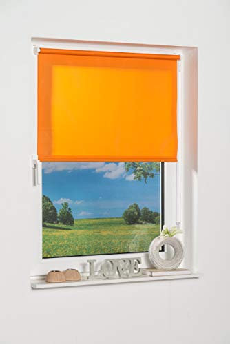 K-home Klemmfix-Minirollo, Orange Tageslicht 100 x 150 (B x L)