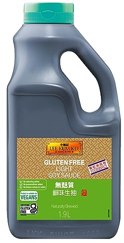 Lee Kum Kee Helle Sojasauce Glutenfrei – Würzsauce auf Sojabasis – PET-Flasche – 1 x 1,9 l