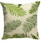Violetpos Kissenhülle Deko Sofa Zierkissenbezug Auto Zierkissenbezüge Kissenbezüge Kopfkissen Kissen Einfache GrÜNe Tropische Pflanze Palmblätter 50 x 50 cm
