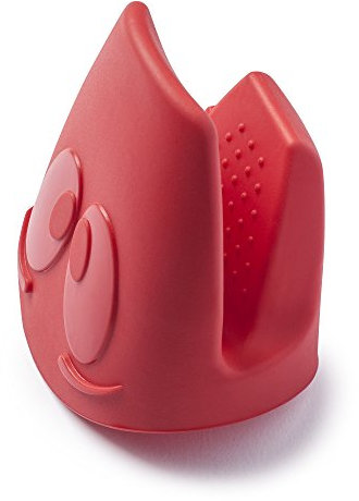Zeal Mini Mitt Pot Holder, Silicone, Red, 12.5 x 11 x 9 cm