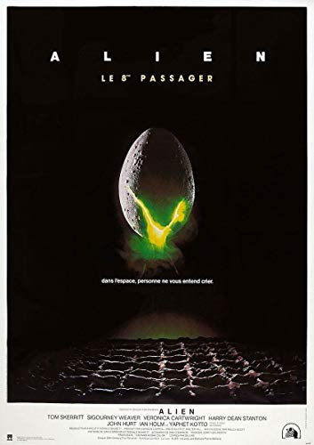 My Little Poster ALIEN The 8th FAHRGAST Original-Film Poster A3 (29,7x42cm) Ungerahmt Wandbild für Flur