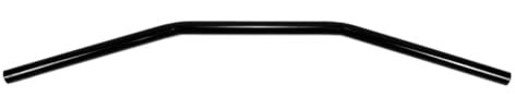 1 Pouce (25,4mm) Guidon Drag Bar 90cm Noir pour Harley-Davidson