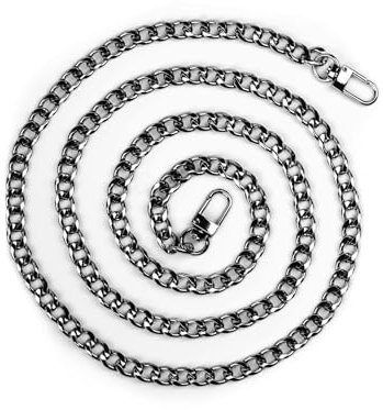 ONEFLOW Ersatzkordel für alle Handys | Handykette ohne Hülle - Stylisches Band zum Umhängen aus Metall | Ersatz Extrakordel Wechselband in Granit - Silber