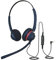 Double Ear Headset for Vtech VSP716A VSP726A VSP736A VSP601A Cordless SIP Phone Great For Office Call Centre Noise Cancelling Mic QD011 EAR510D