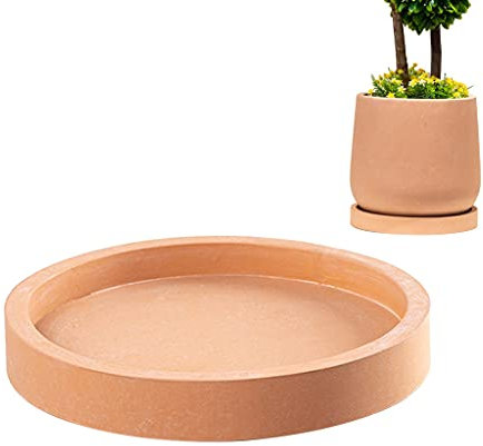 YXCKG Blumentopf-untersetzer rund, dickere Pflanzenschalen aus Kunststoff,Pflanztöpfe Basiskissen, Blumentopf Untertasse, Größe(Seitenbreite: 1,3 cm, Dicke 3,5 cm, Sukkulenten-Topf Untertasse