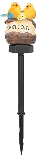 OSALADI Solar Tier Gartenstecker Licht Wasserdichte Dekorative Solarleuchte Für Außenbereich Für Terrasse Rasen Und Garten Vögel Langlebig Und Installieren