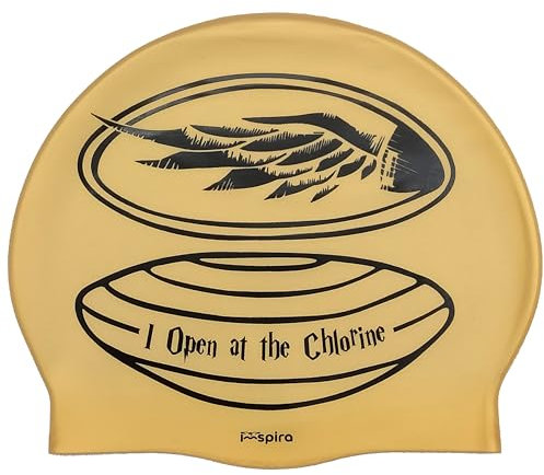 Cuffia in silicone I Open AT The Chlorine | Harry P | Cuffia da Nuoto | Cuffia da Piscina | Grande Comfort e Aderenza | Arte e Nuoto