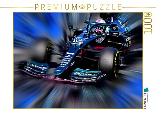 Puzzle · Sebastian Vettel aus dem Deutschen Heppenheim gewann Vier | Weltmeisterschaften und hofft mit Aston Martin auf einen weiteren… · 1000 Teile · Lege-Größe 64 × 48 cm · CALVENDO Puzzle