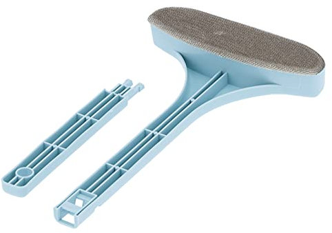 Brosse De Nettoyage pour Moustiquaire De Fenêtre, Brosse De Nettoyage Multifonctionnelle pour Moustiquaire avec Poignée, Nettoyage à Sec Humide
