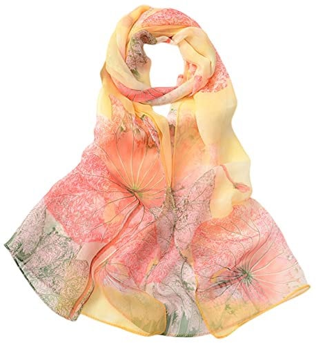 FAIRYGATE Damenschal Chiffon Schal für Damen Elegantes Accessoire für Frauen Halstuch Schulter Tuch Schals Stola Scarves A4606