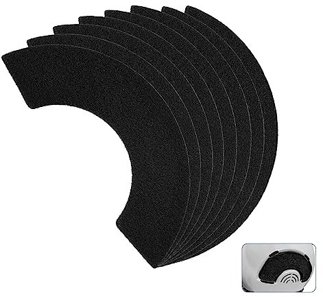 Ruisenda Confezione da 8 filtri a carbone attivo compatibili con Litter-Robot 4, filtri di ricambio pretagliati per lettiera per gatti per assorbire gli odori e controllare l'umidità