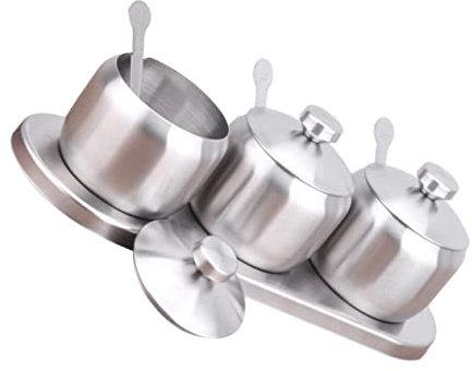 HOMSFOU Caja Para Especias De Cocina Juego De 6 De Condimentos Estuche Compacto y De Transportar