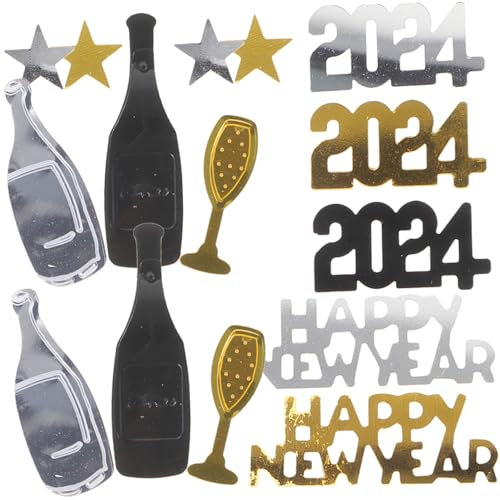 STOBOK 3taschen Konfetti Tasche Harz Für Party-Dekoration Tischstreuer Für Silvester Multifunktionales Partyzubehör Für Heimdekoration Und Basteln