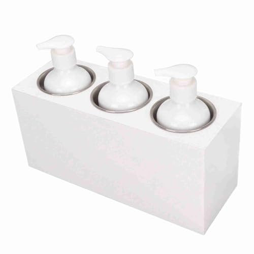 3 Bottle Spa Warmer, 9 Speed Temperature Adjustment Cream Bottle Warmer, Massage Oil Warmer with Timer(UK)