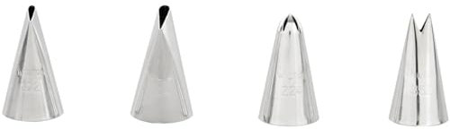Wilton Decorating Tip Set Flower #102, 104, 224, 352