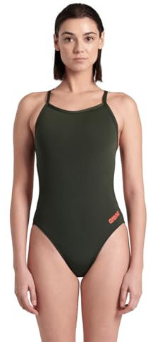 ARENA Performance Damen Solid Team Challenge Badeanzug Traje de baño de una Sola Pieza, Dark Sage, 30 Mujeres