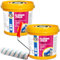Film liquide professionnel 40 kg, étanchéité pour salle de bain, douche, intérieur, barrière d'eau sous carrelage + rouleau de peinture de 25 cm avec kit d'étrier semi-construction D01