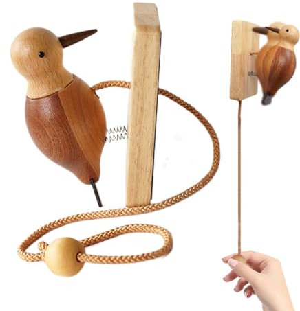 Sirseon -Shop Keepers Bell zum Öffnen der Tür,Woodpecker-Türklingel | Türklopfer für den Vordereingang | Geformte antike Klopfer für den Vordereingang, Zimmertüren, Bauernhaustore,