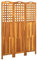 3-teiliger Raumteiler 121x2x170 cm Akazie Massivholz, Paravants & Raumteiler