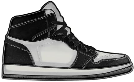 Hypebeast Sneaker zum Aufhängen, Wanddekoration, 25,4 x 15,2 cm, Sneakerhead AJ, Turnschuhe, Holz, Wandkunst, Geschenke für Teenager, Mädchen, Jungen, Raumdekoration (schwarz)