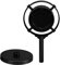 NIZUUONE Vintage Retro Microphone Classic Model Photography Stage Prop for Vintage Theme Scenes (Black)