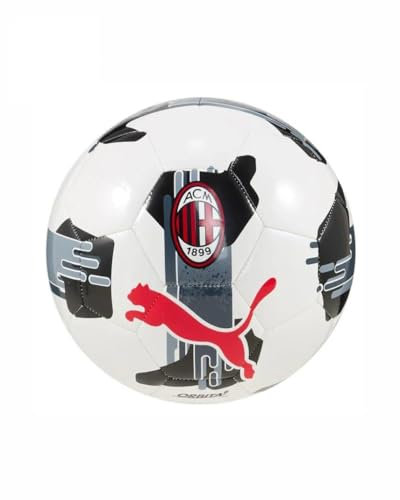 PUMA ACM Milan Orbita 6 MS Fußball Weiß Größe 5 Code 084449-01