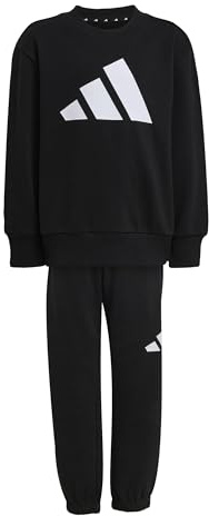 adidas Unisex Kids ESSENTIALS JOGGER, black/white, 6-7 Years