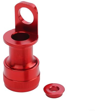 Schnellspanner-Halterung für Fahrradpedale, robustes und leichtes Aluminium-Legierungs-Design (rot)