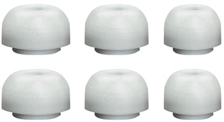 Replacement Ear Tips Compatible with Samsung Galaxy Buds3 Pro Eartips, Ear Bud Earbuds Tip Cups Memory Foam Cushions Covers Earplugs 3 Sizes 3 Pairs (Gray)