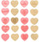 Lot de 10 emporte-pièces en forme de cœur pour Saint-Valentin, fête, mariage, anniversaire