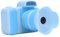 Pequeña Cámara Digital 96MP Cámara Portátil de Lente Giratoria de 360 ​​grados con Flash para Grabar Momentos de Vida (BLUE)