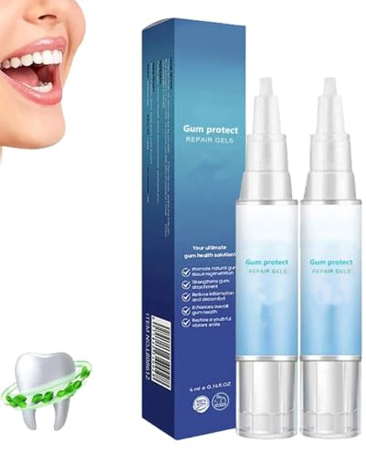 Zahnfleisch Therapie Gel - Gum Protect Repair Gel, Teeth Repair Gels, Gum Shield Therapy Gums Erleichterung ParodontalBehandlung, Sofortige Zahnfleischbehandlung und Wiederherstellung (2)
