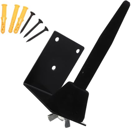 OFFSCH 1 Wandmontierter Eisen aus Satz und Schwarz Klarinettenhalter Flöten | Platzsparende Halterung für Querflöte und Klarinette, Schützt das Instrument, Einfache Montage mit 3 Schrauben