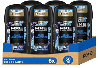 Axe 6 x Deodorant Stick Blue Lavender 50 ml