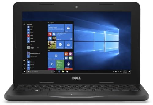 Dell Latitude 3180 Ordenador portátil, 11,6 HD (1366x768), Intel Celeron N4200, 4 GB de RAM, SSD de 128 GB, Teclado QWERTY, Windows 11 Pro (reacondicionado)