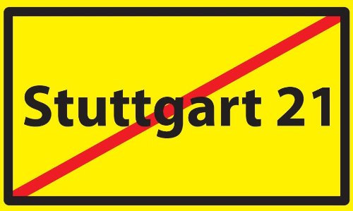 FRIP - Versand Stuttgart 21 Demonstration Fahne Flagge gegen Stuttgart 21 1,50x0,90m