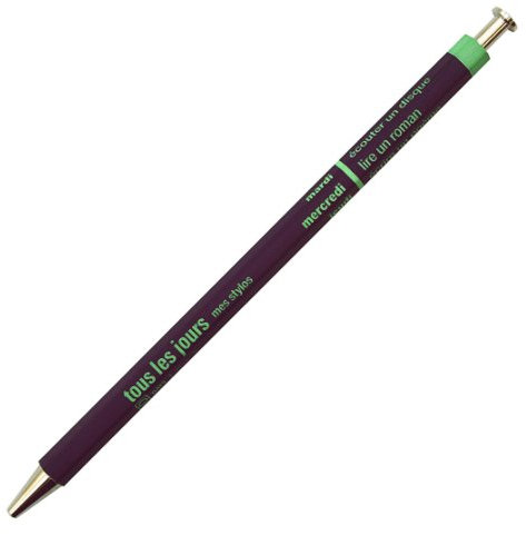 MARK´S Ballpoint Pen Days, Purple, 1 Stück (1er Pack)