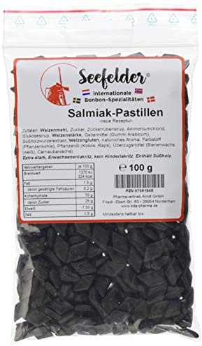 KDA Seefelder Salmiak Pastillen, 100 g