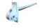 Guide cordon pour volets roulants avec cordon de tirage 100 mm