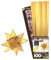 Karen Marie Papierstreifen für Fröbelsterne, Luxus Supergold