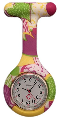 Boolavard Brandneue Mode Silikon Krankenschwestern Brosche Tunika Taschenuhr