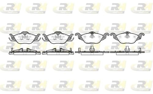 Roadhouse 2684.02-Set Bremsbeläge
