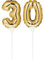 Creative Convertting - Folienballons, klein, selbstaufblasend, 23 x 9 cm, Zahl 30, Gold, 8C331848