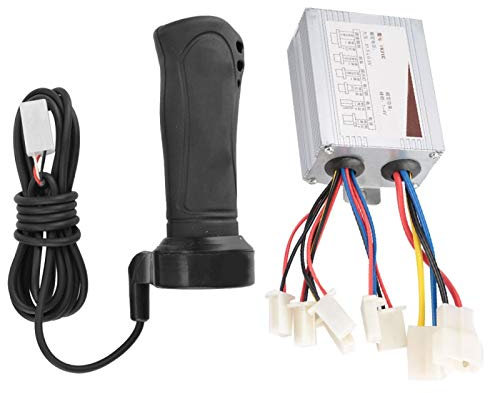 VGEBY1 Scooter Controller, langlebiger 500W Motor Brushed Speed Controller mit Gasgriff(24v500W)