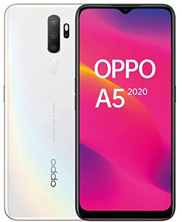 Oppo A5 2020 Smartphone débloqué (3 Go Ram - 64 Go) Dazzling White